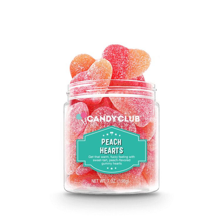 Mark's Candy Club:  Peach Hearts