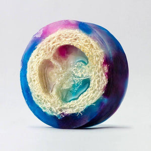 Goat Soap Loofah:  Cotton Candy